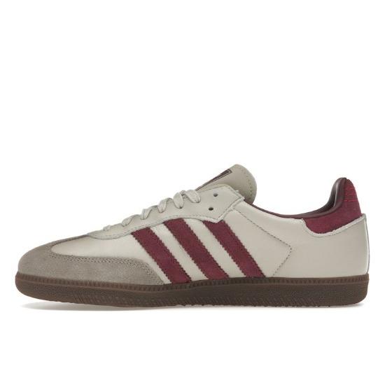 Adidas Samba OG Putty Grey Maroon Unisex Sneakers ID1482