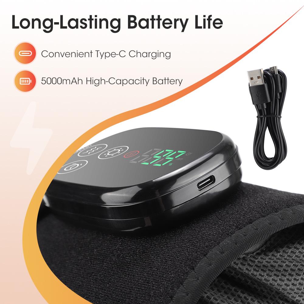 Cross-Border Red Light Electric Knee Massager with Heat Therapy for Joint Pain Relief