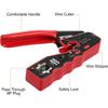 Electrical Crimping Tool Industrial Heavy Duty Wire Stripper Crimper Tool For Electrician For Hobbyists Beginners Professionals