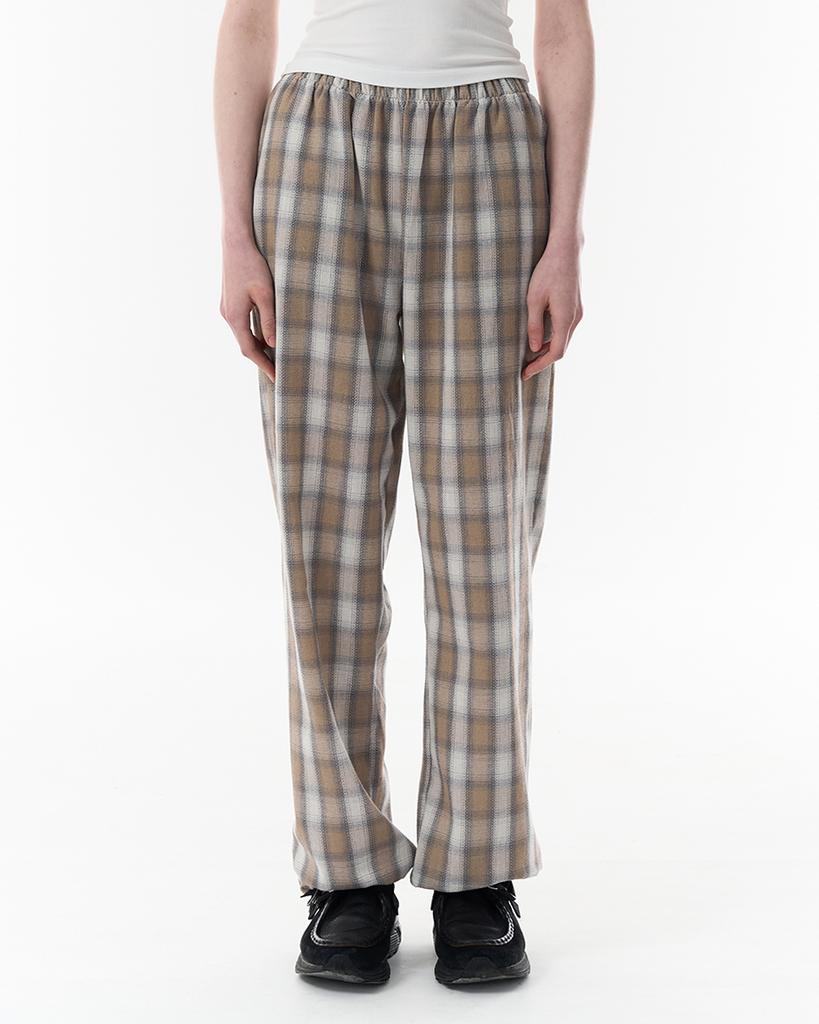 PAHISUM Check Easy Pants_Beige