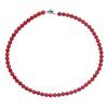 [Kobe Hokodo] March Birthstone African Coral (Sponge Coral) 6mm Choker (38)