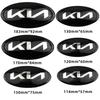 for KIA KN Sportage K2 K3 K5 Sorento RIO Senda Forte Seltos Optima Niro Soul Ceed Car Front Hood Emblem Tail Trunk Badge Sticker