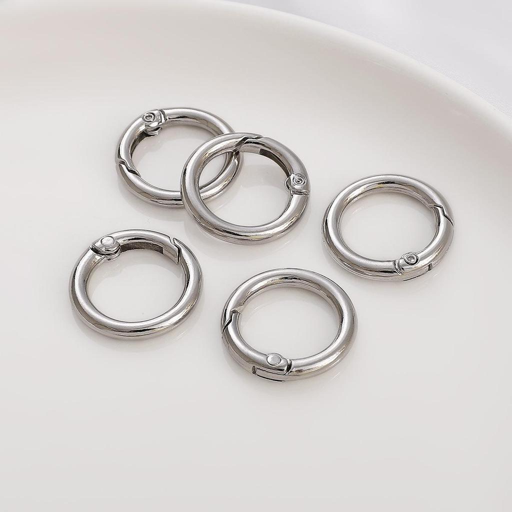 Alloy Bag Buckle & Keychain Hook Accessory Set