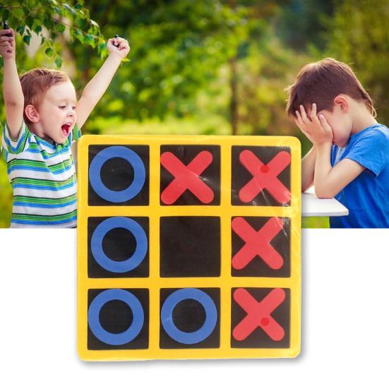 1Set Tic-Tac-Toe Competitive Skill Parents-children Connection EVA Kids Tic-Tac-Toe Game for Family Gatherings