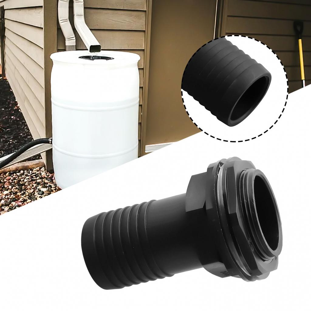 Connector Water Butt For 1 Inch Overflow Pipe Plastic Replacement Spare Parts