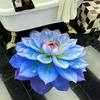 3D Flower Floor Mat Realistic Absorbent Flower Carpet Non-Slip Decorative Area Rug for Living Room Bathroom Kitchen Bedroom