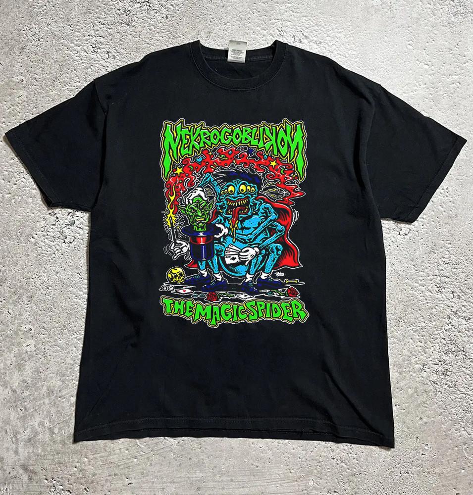 NEW Nekrogoblikon The Magic Spider T Shirt Black All Size S-5Xl HH288 Unisex T-Shirt S