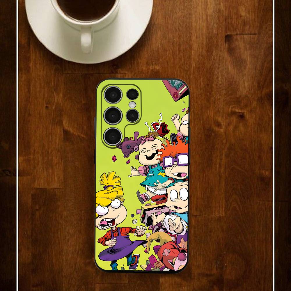 

Rugrats Cartoon Phone Case For Samsung S24 25 23 22 21 20 Plus Ultra 5G Lite Shockproof Cover Samsung S21lite