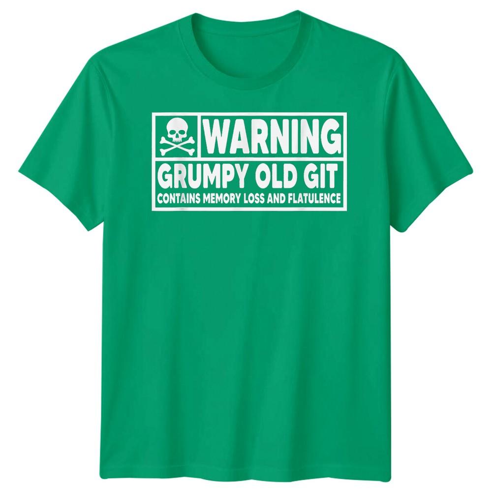 Unisexs Grumpy Old Git Funny Fathers Day TShirt Tee Best Dad Ever Papa Life 1FD