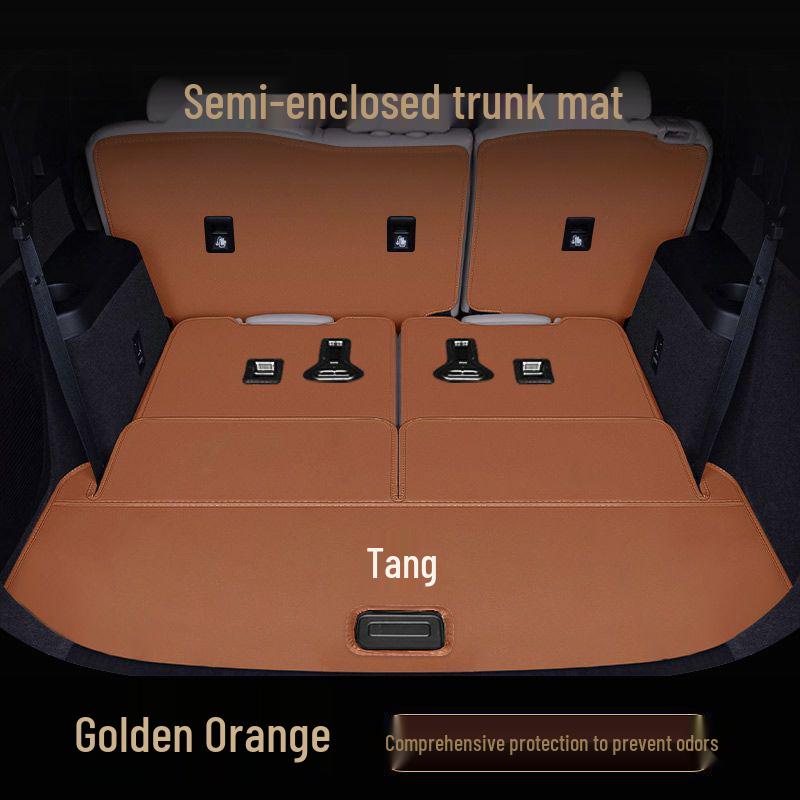 Eco-Friendly Trunk Mat for BYD Tang DM/EV/DM-i/Glory Edition - Bumper Upgrade