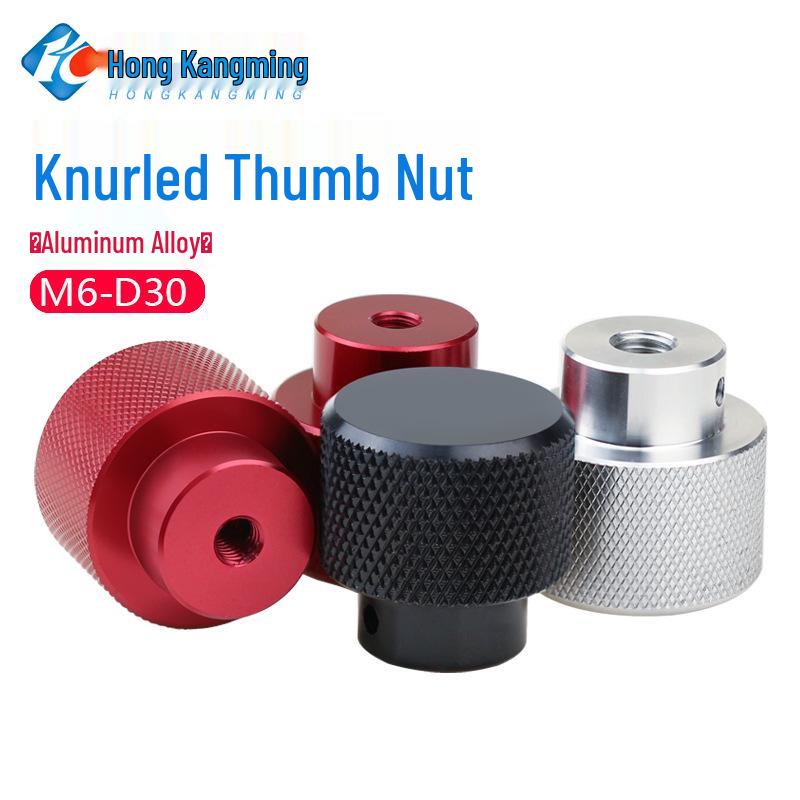 Aluminum Alloy Handwheel Screw Cap with M6/M8 Hand-Tightened Nut