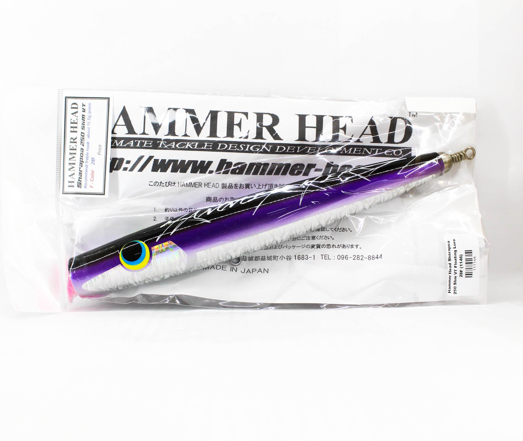 

Hammer Head Sharapoa 250 Slim VT Floating Lure 28F (1146)