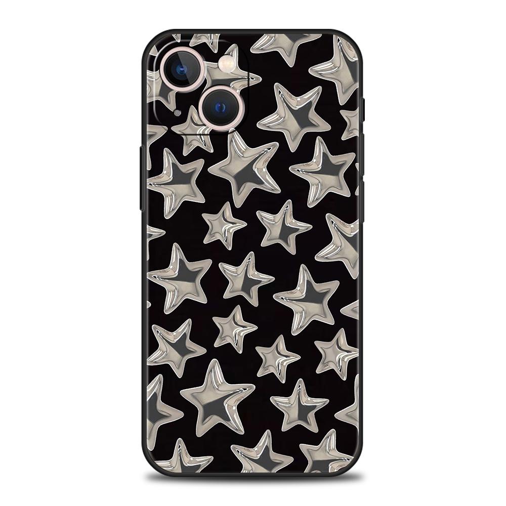 Luxury TPU Soft Phone Case For iPhone 17 Air 16E 16 11 15 14 Pro MAX 12 13 7 8 Plus X XR XS SE 2022 Cover Black Spider Web