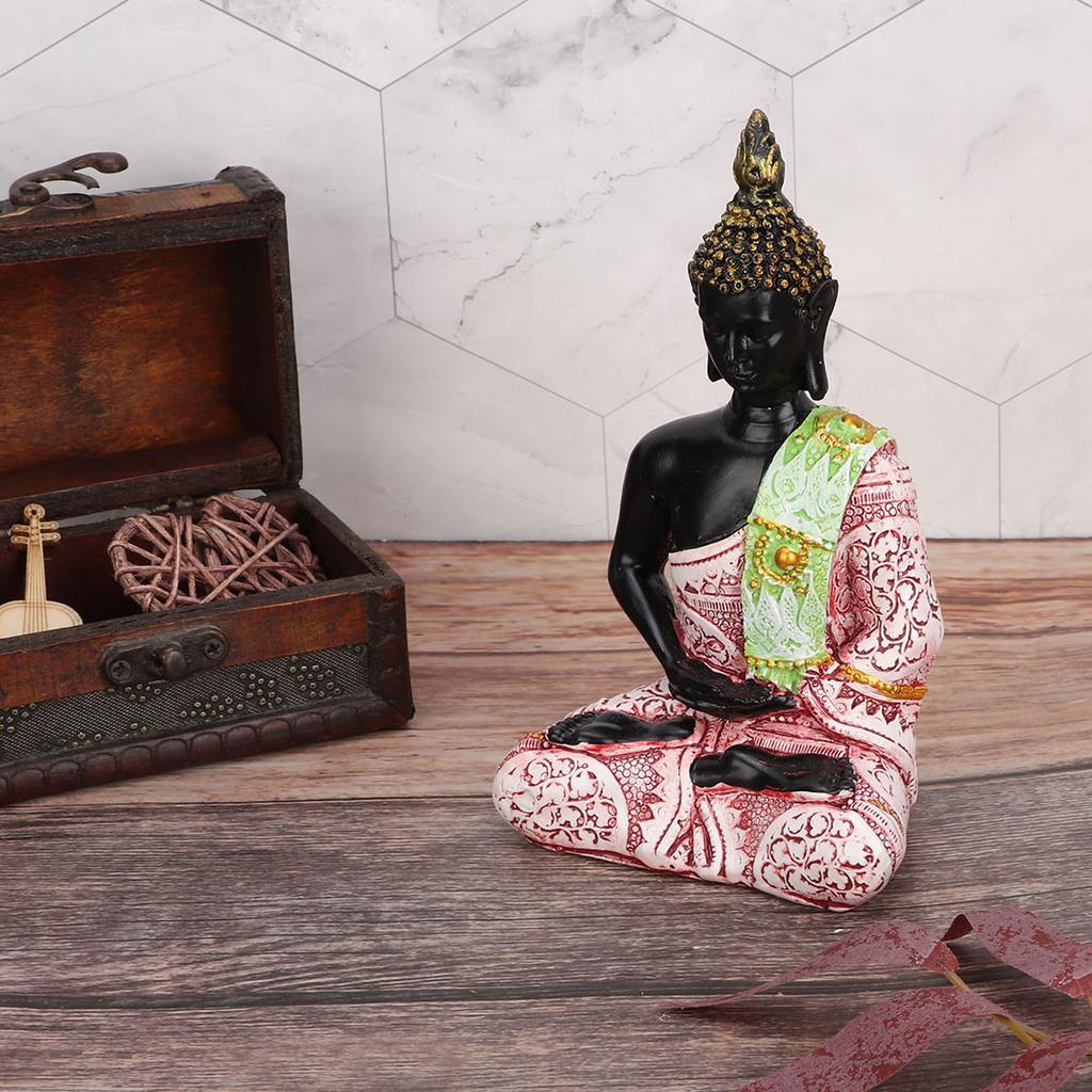 Southeast Asian Zen Buddha Statue Decoration Festival Celebration Home Resin Crafts
