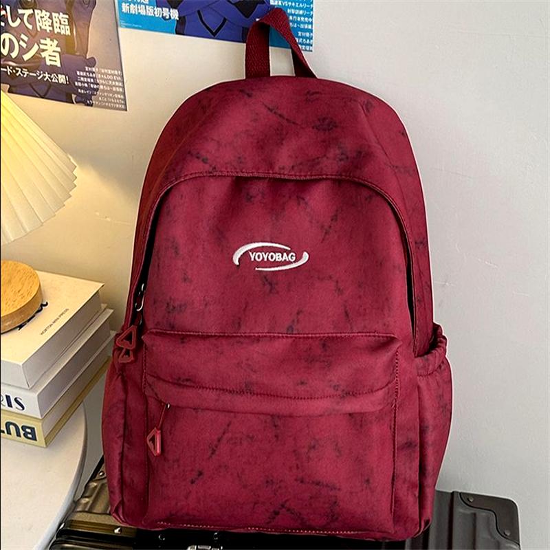 Niche Tie-dye Ins Schoolbags for College Students Large Capacity Simple High School Students Backpack Junior High School Backpac