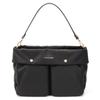 Double Front Pocket Shoulder Bag B009202 Greige [Lava Gagery] 2-Way (26)