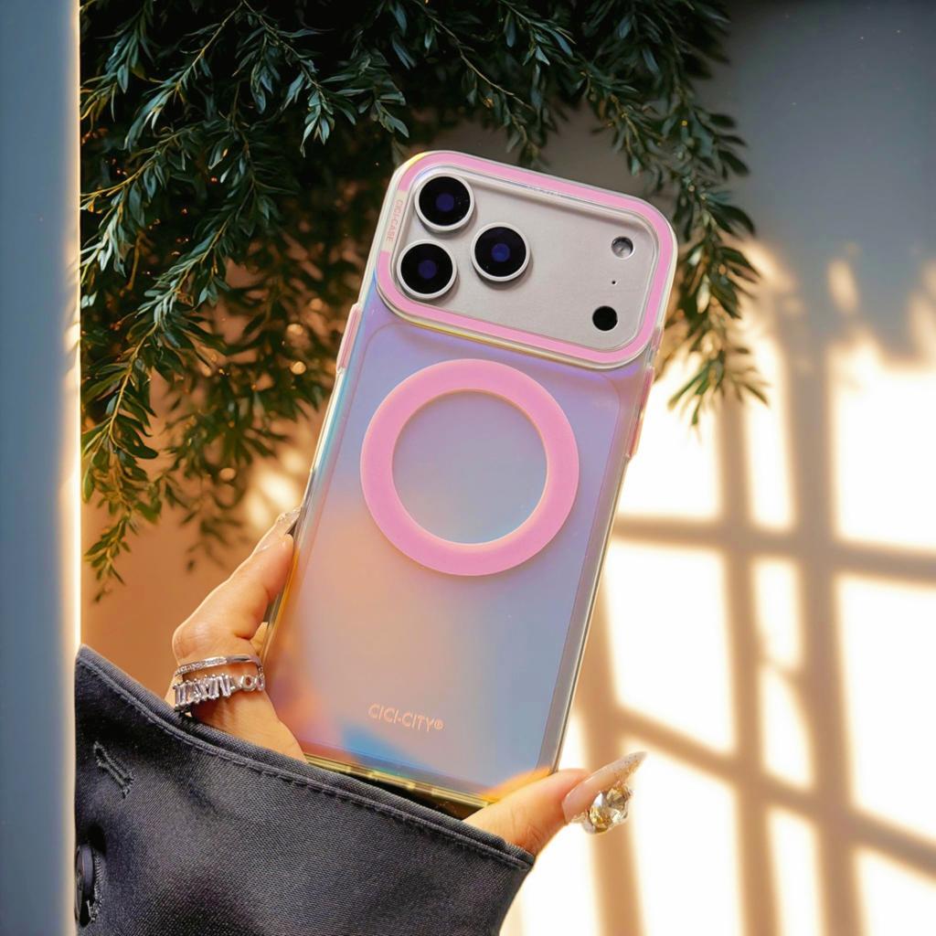 or Magsafe Dopamine Translucent Phone Case For iPhone 17 16 15 Pro Max 14 13 17 Air Magnetic Wireless Charging Gradient Cover
