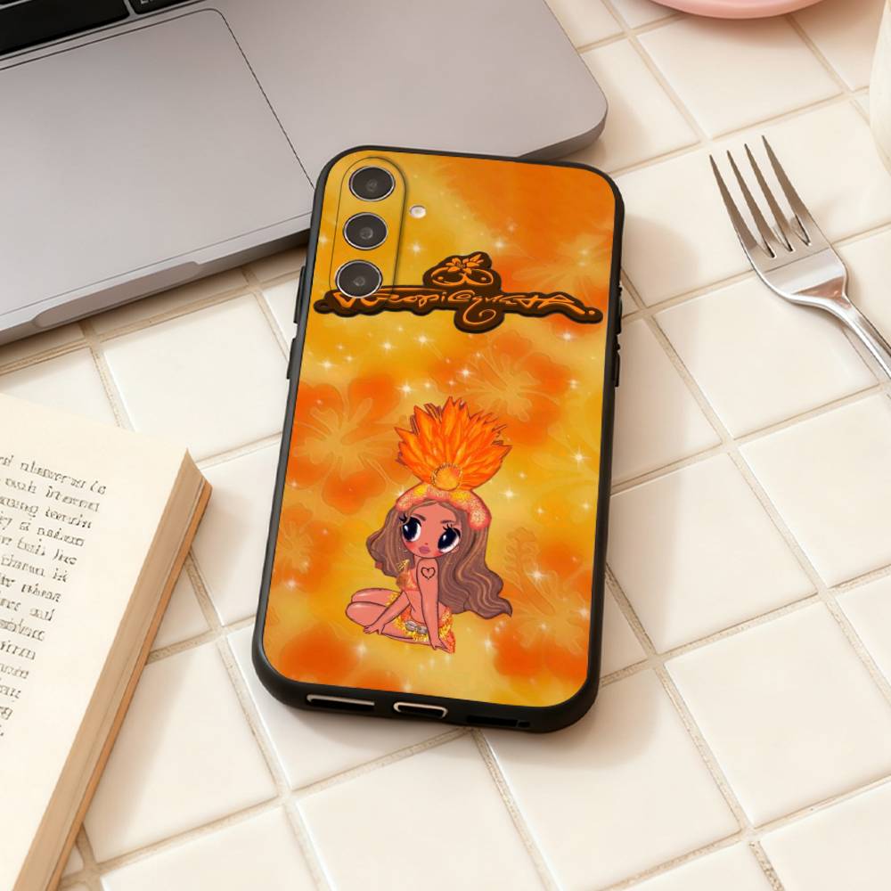 

K-Karol G Tropicoqueta phone Case For Samsung Galaxy A73,A72,A71,A70,A53,A52,A51,Others Soft Black Shell Samsung a11