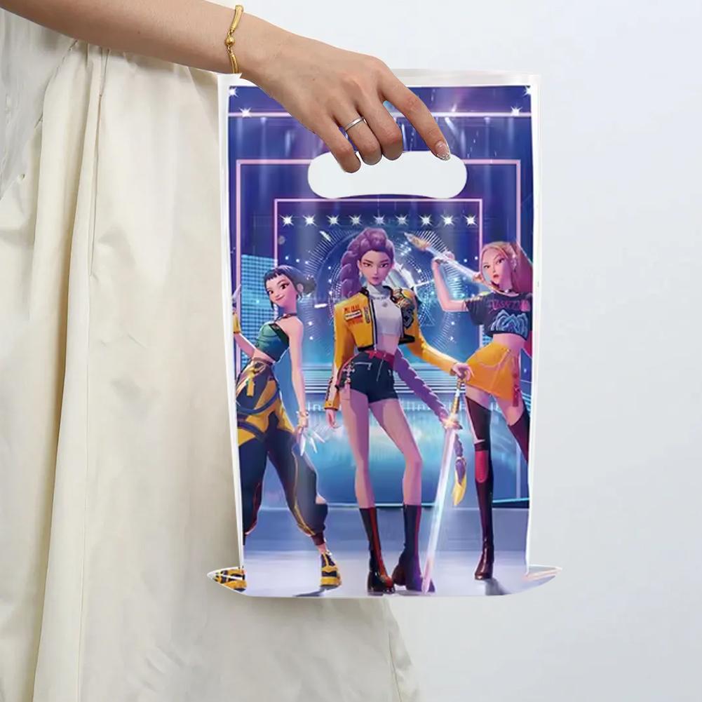 10PCS Demon Hunter Candy Bags Gift Theme Party Gift Bags Birthday Party Decoration Organizing Supplies In Stock