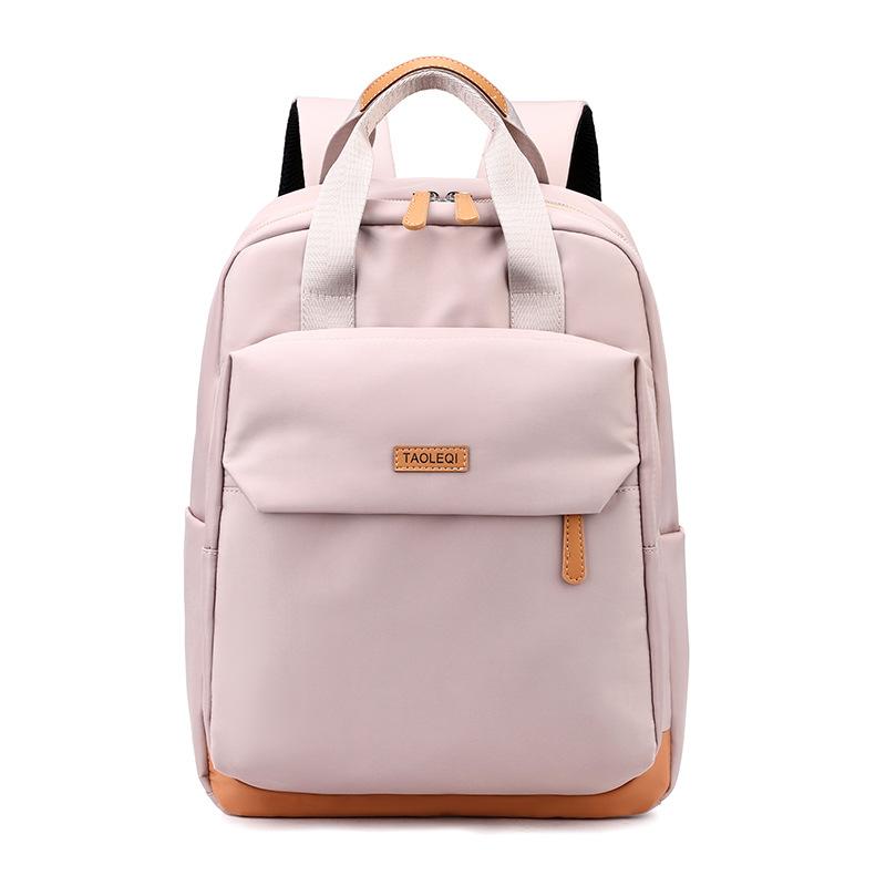 Backpack for Women's Computer Bag Trendy Versatile Outdoor Leisure Portable Business Nylon Cloth Travel Bag School Bag