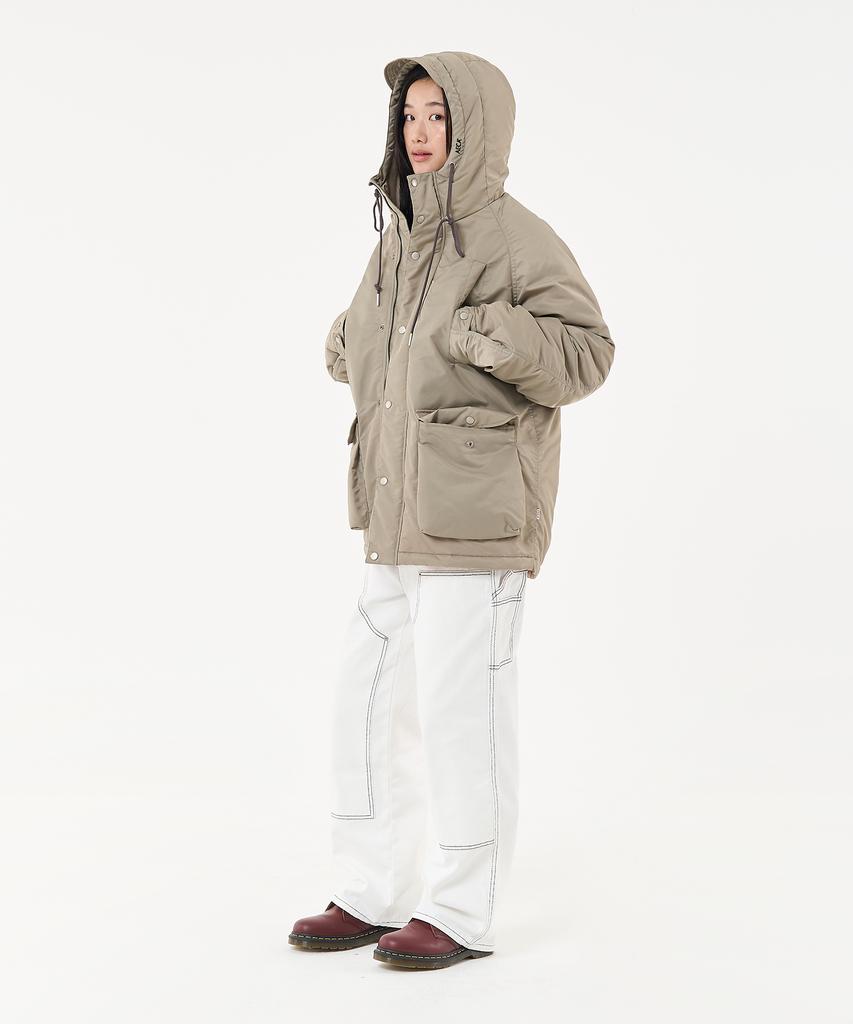 AECA N3B Hooded Military Parka-Light Gray