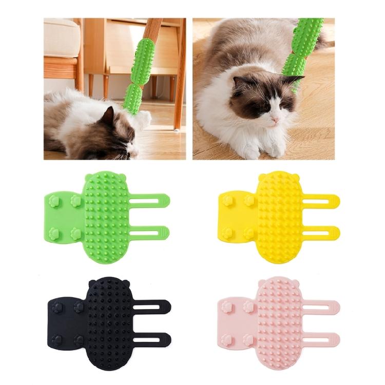 Cats Self Groomer Brush Soft Grooming Brush Table Leg Corner Scratcher Massage Comb Furniture Protectors for Home Use