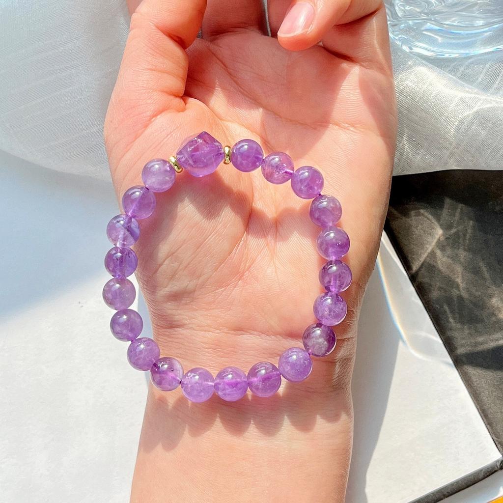 8Mm Design Lavender Amethyst Bracelet Bracelet