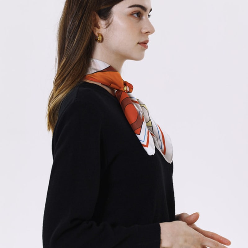 ONSZ Retro Logo Silk Scarf