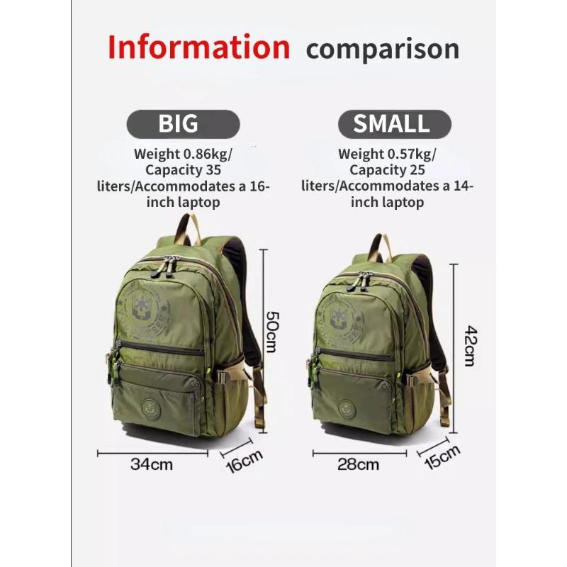 Volunteer Herren Reise Wasserdichte Rucksäcke Multifunktional Große Kapazität Mode Mehrfach-Taschen Hochwertige Oxford Tasche