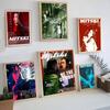 Sångerska Mitski Första Kärleken Tv-flicka Fransk Utgång Popmusik Album Whitepaper Affisch Vattentätt Papper Klistermärke Kaffe Konst Väggmålning
