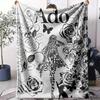 Singer A-Ado Throw Soft Flannel Throw Summer Blanket Lightweight Cozy Nap Blanket for Sofa Bed Travel