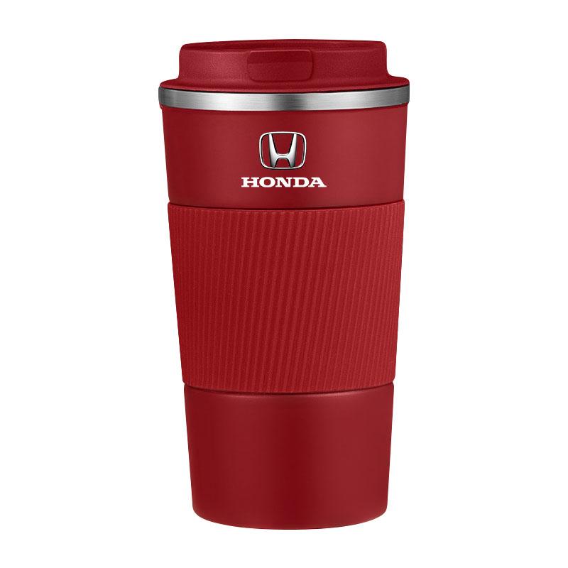 500ml Stainless Steel Coffee Tumbler Thermos Cup Portable Travel Thermal Mug For Honda Fit Mugen Insight Type S R VTEC DOHC Modulo Vezel Legend RR Si