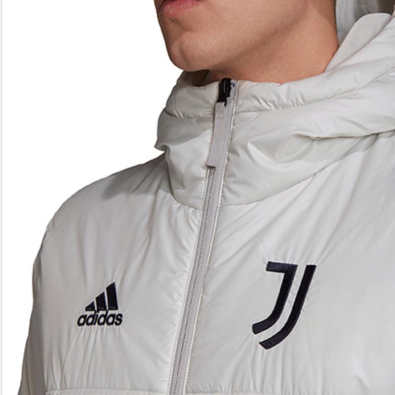 Adidas Pánská bunda s kapucí Juventus Color Block Šedá FR4250
