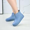 Fashion Low Tube Rain Shoes New Women's Wear Waterproof and Non-slip Outdoor Pvc Velvet Rain Boots Women's Overshoes