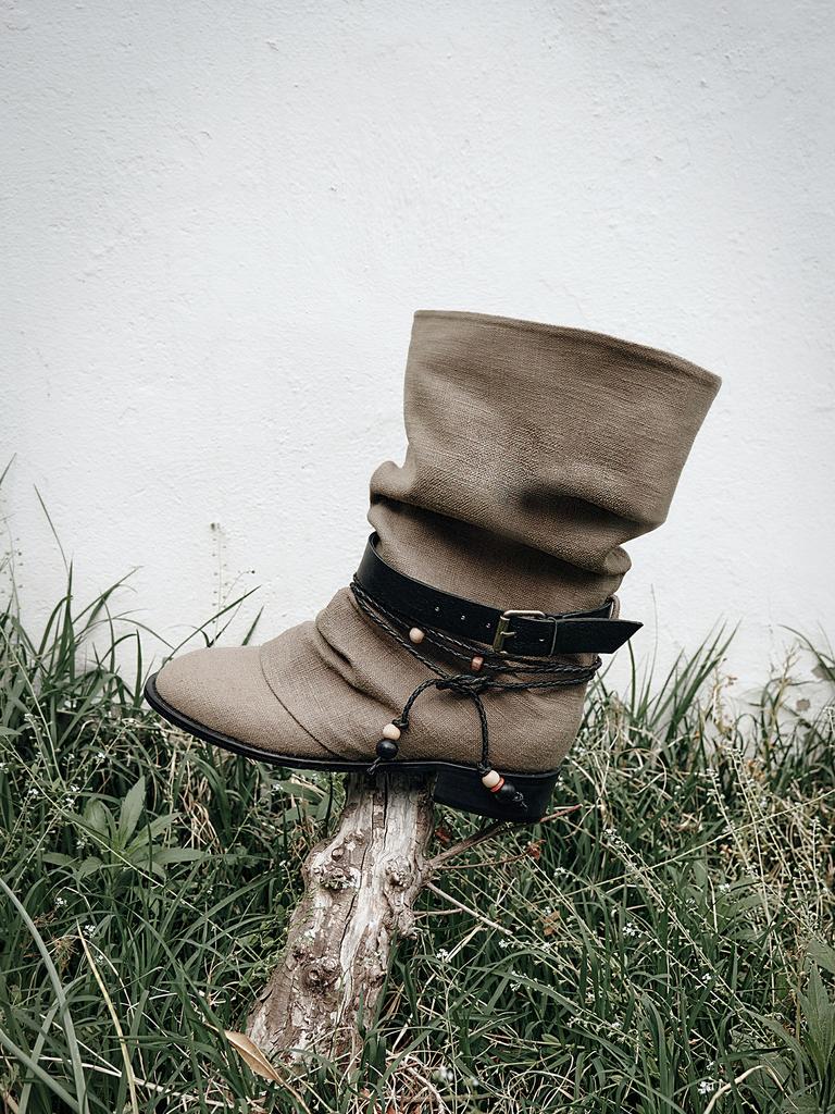 Paar Phy Linea Beads Boots [Beige]