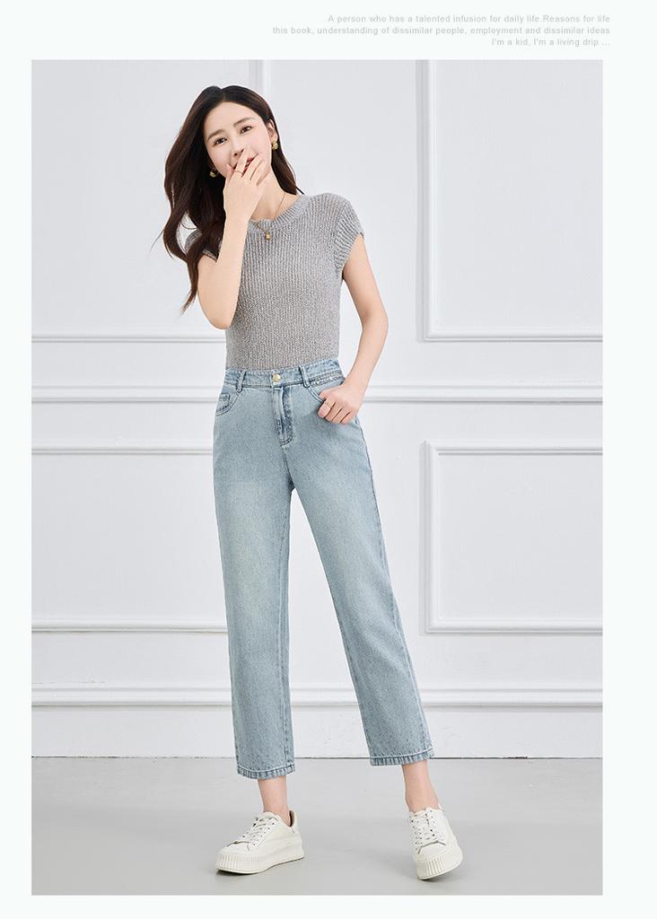 Summer High-Waisted Slimming Straight Leg Pants