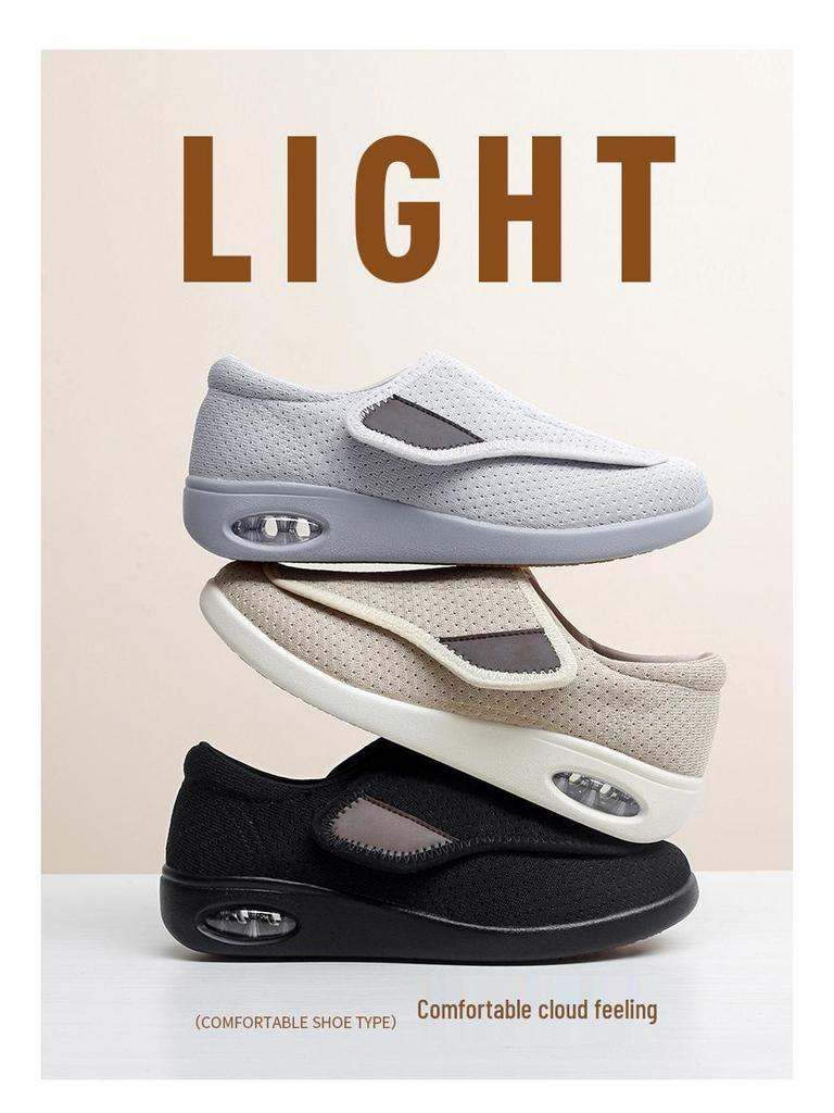 2025 Damen Atmungsaktive Mesh-Laufschuhe für Mittelalte und Ältere – Lässig, Abriebfest, Dicke Sohle.