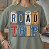 Comfort Colors® Road Trip Shirt, Vintage License Plate Tee, Retro Travel Shirt, Grand Canyon Shirt, Retro Trip Graphic Tee, USA Travel Gift