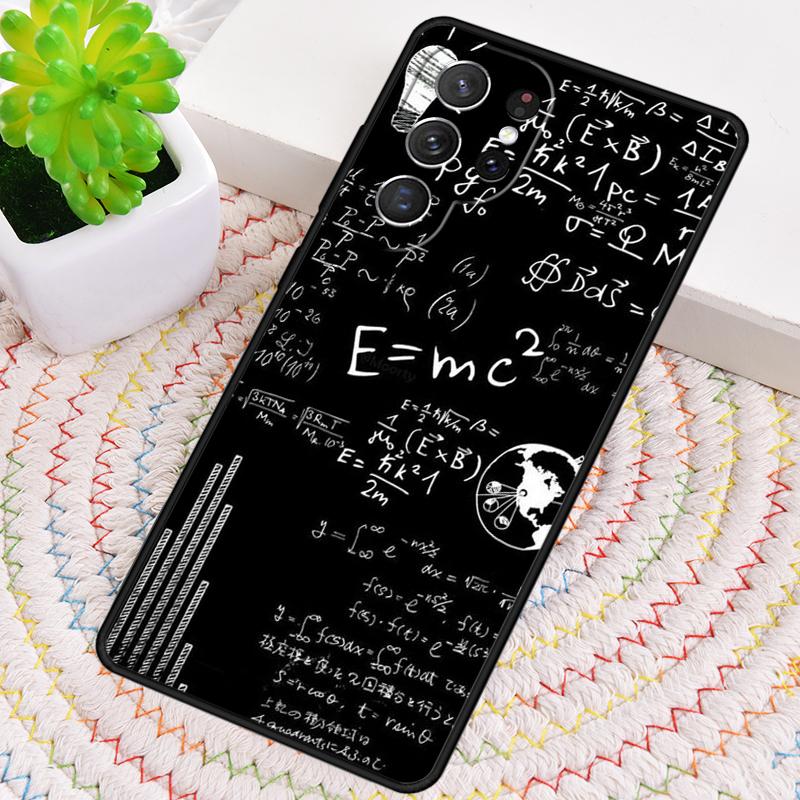 Funny Math Science Physics Symbol Phone Case for Samsung Galaxy note 10 pro S26 Ultra S23 S24 FE S25 S21 S22 PLUS Cover