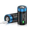 Cityork D Size Rechargeable Battery 1.5V 15000mWh Type-c USB Charging Li-ion Batteries for Gas Stove, Flashlight, Water Heater