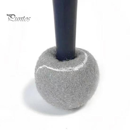 4 Stück vorgeschnittene Tennisbälle für Gehhilfen, für Möbelbeine, Bodenschutz, universelle Filzgleiter für Gehhilfenbeine, Gleitbeläge für Senioren