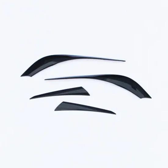 For Mazda CX-5 CX5 KF 2017- ABS Chrome Rear Tail Light Lamp Headlight Strip Cover Trim Exterior Decoration Car Accessiory