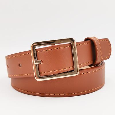 Women's Imitation Leather Belt Simple Korean Version Versatile Jeans PU Belt