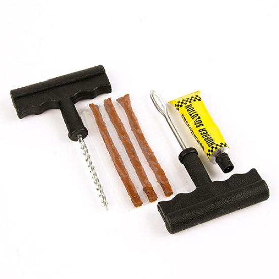 6 Pcs/Set Auto Car Bike Tubeless Tire Tyre Puncture Plug Safety Repair Tool Kit