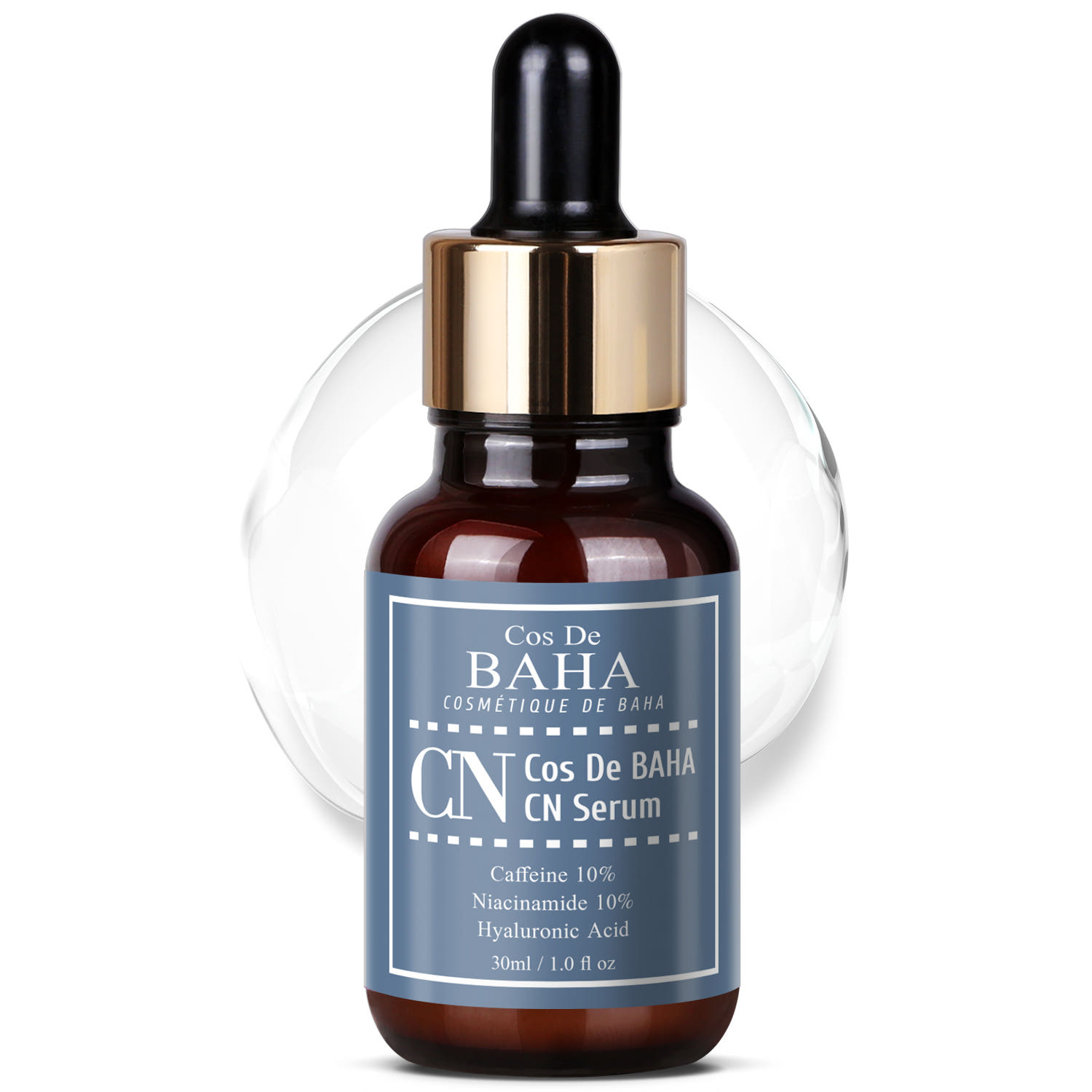 Cos De BAHA CN Caffeine 10% + Niacinamide 10% Brightening & De-Puffing Face Serum 30ml 30ml 1EA