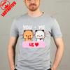 Kawaii DUDU BUBU Amoureux Couples Toi et Moi Pour Toujours Mignons Oursons de Dessin Animé Couple T-shirt Assorti Mode Décontracté T-shirt Imprimé Hauts