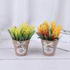 Artificial Plant Decorative Flowers Fake Flowers Mini Potted Bonsai Green Plant