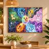 5D Diamond Painting Eevee Evolutions DIY Full Drill Diamond Art Kit Home Decoration