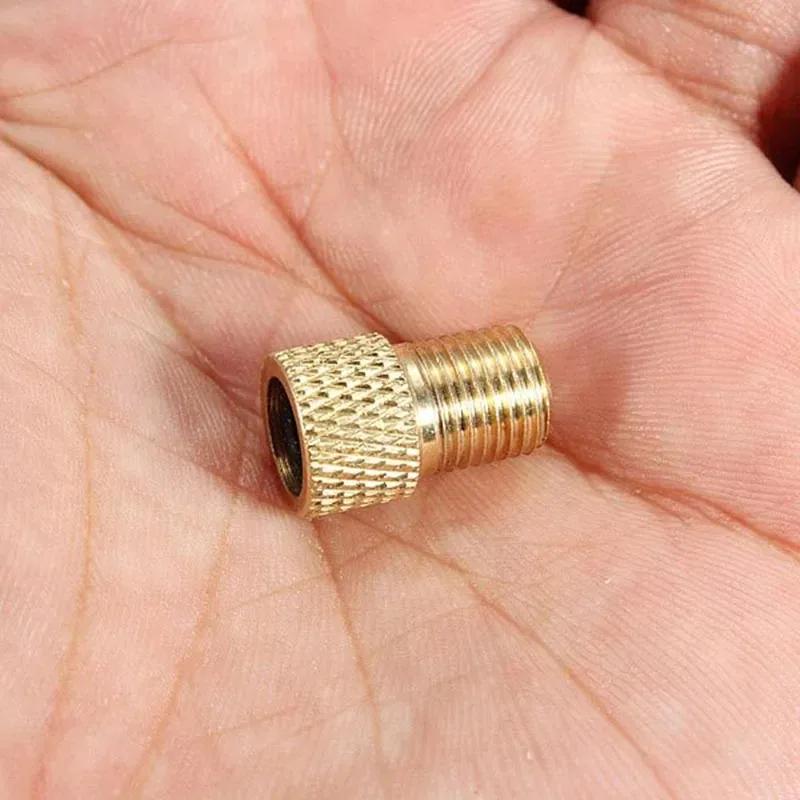 4 STÜCK F/V zu A/V Ventiladapter Fahrradventilkonverter Presta zu Schrader Goldenes Fahrradreifen Französischer Ventiladapter Fahrradzubehör