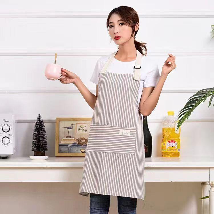 Resistant Stain Waterproof Hand Wiping Apron Sleeveless Adjustable Strap Neck